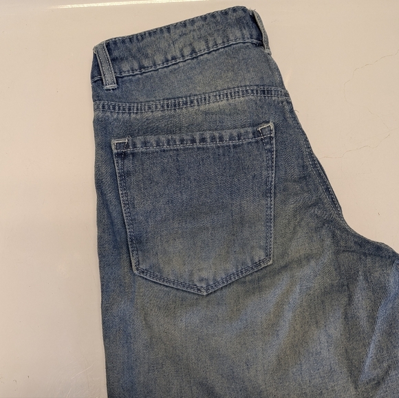 Empyre Oversized Baggy Denim Shorts - Women's Size 0 - Vintage Skater Vibes - Picture 9 of 10